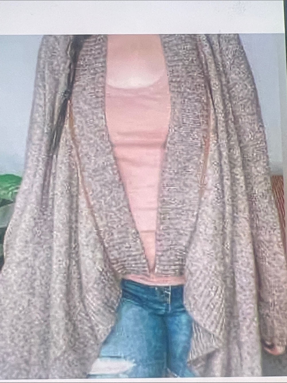 LAMade Alpaca Waterfall Cardigan